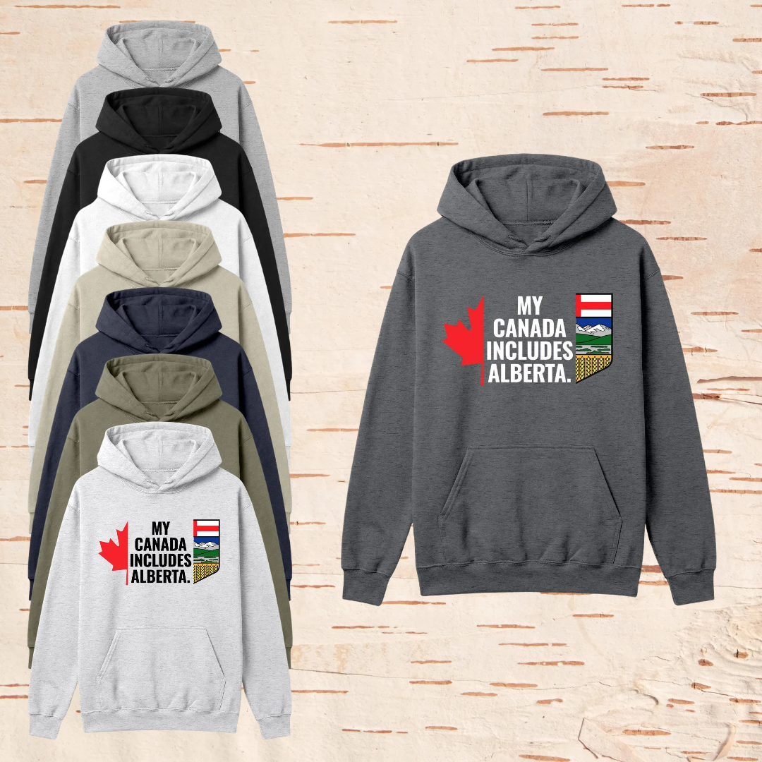 MY CANADA INCLUDES ALBERTA - Hoodies