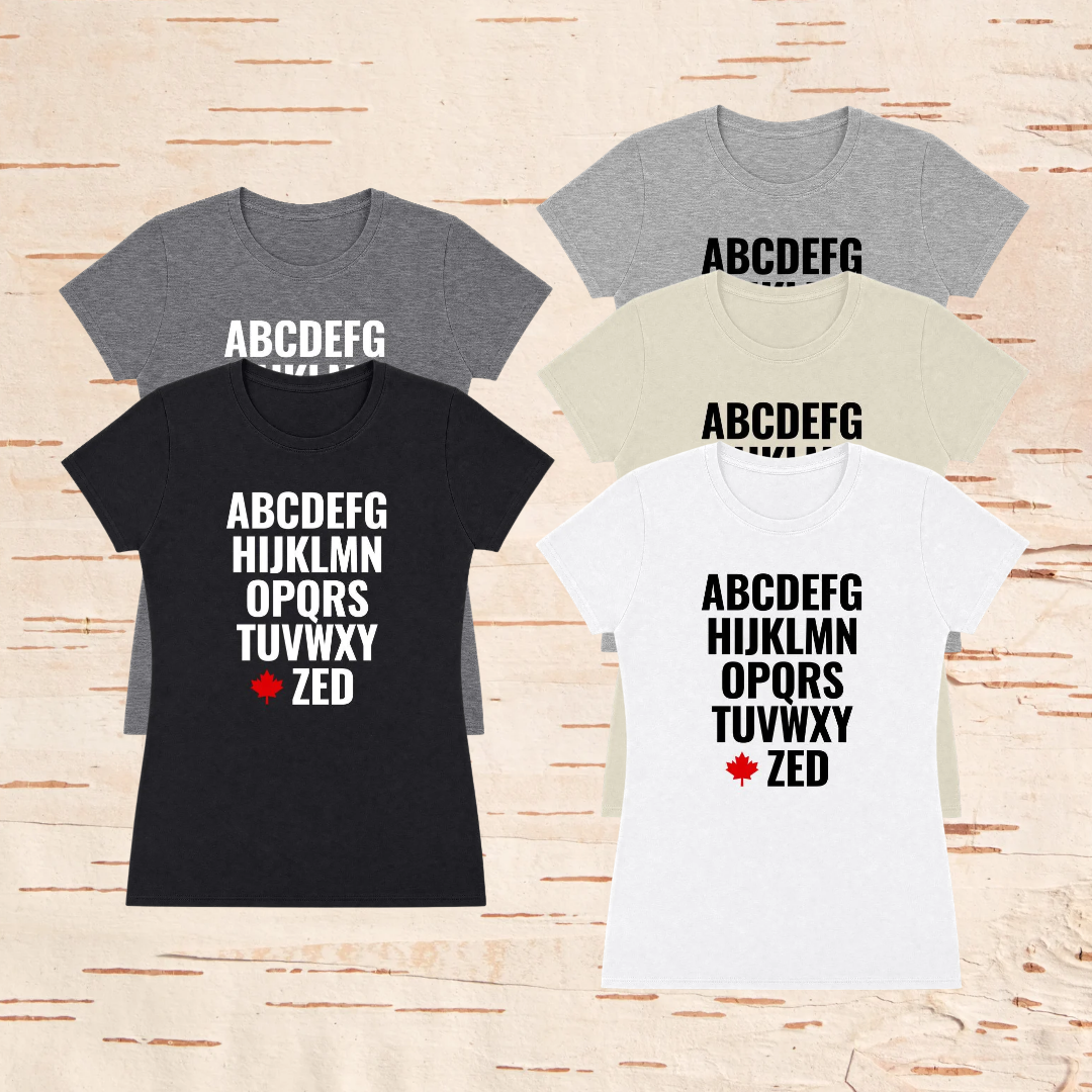 ABCD... ZED NOT ZEE - Women's T-Shirts