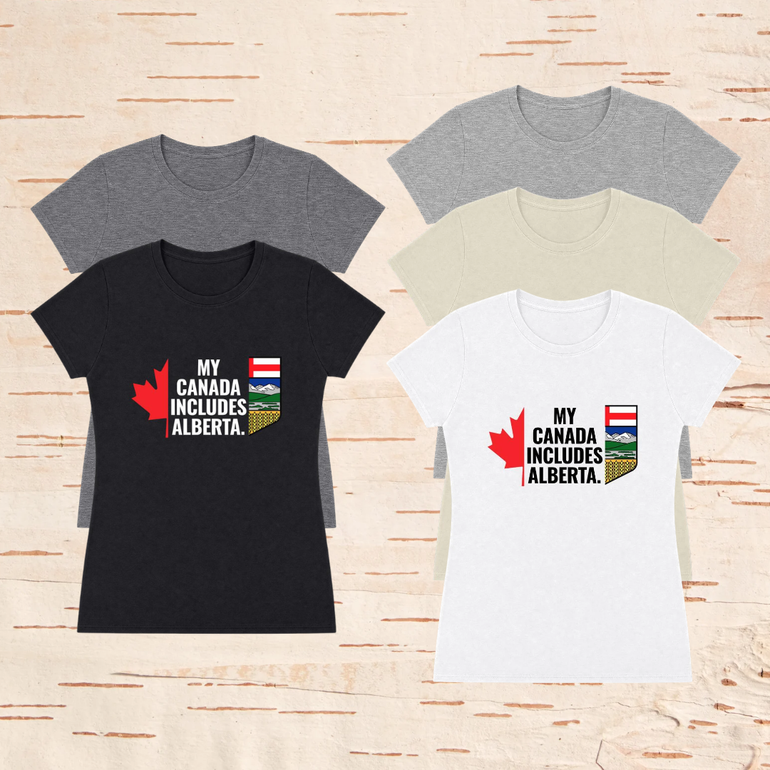 MY CANADA INCLUDES ALBERTA - Women's T-Shirts